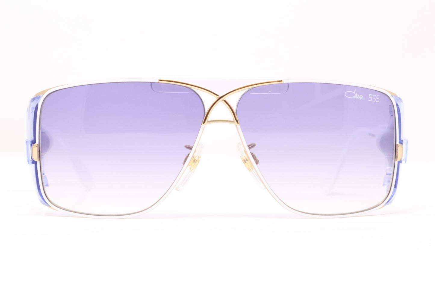 Cazal White And Gold